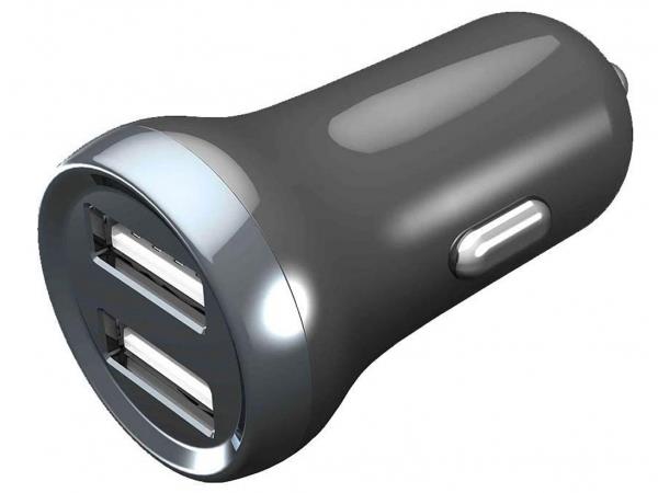 شارژر فندکی داخل خودرو پورودو Porodo Dual Port Mini Car Charger PD383-BK